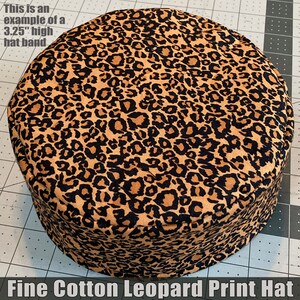 Fine Cotton Leopard Print Hat, Bucharian, Kufi, Topi, Tupi, Kippah, Jewish, African, Asian, Men, Women, Sephardic, Kid, Unisex, Animal Print