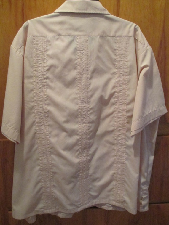 Vintage 1950's Guayabera Shirt by Haband. Rockabi… - image 2