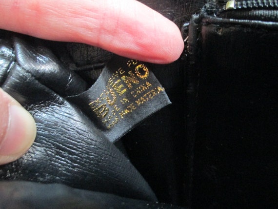 Vintage Retro Black Envelope  Handbag.  Vintage B… - image 8