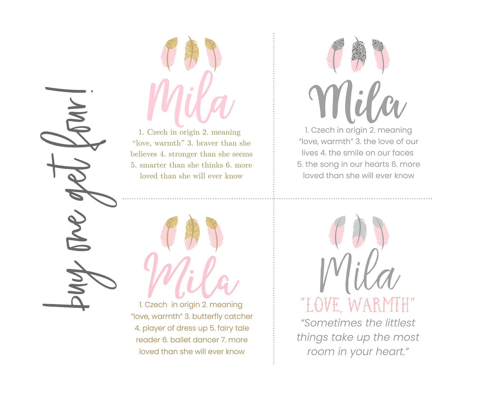 Boho Baby Girl Name Art Printable Feathers Nursery Wall Art Etsy