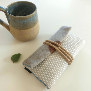 Hand made, tobacco pouch, made only once