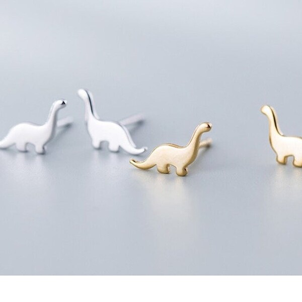 Wire Earrings Earth Cappuccino Silver - Dinosaur Designs main image 1