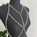 Simple Thick Body Chain 18k Gold Plated Brass - Etsy