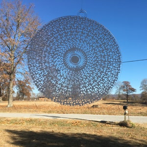 Siddhartha - Super-Size Clear Acrylic Mandala