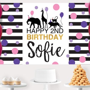 Girls Calling All Party Animals background, Birthday Invitation, Zoo Birthday Invitations, Safari Themed Party, Animal invitation
