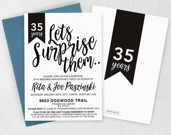 Surprise Birthday Invitation Printable Invitation Rustic | Etsy Canada