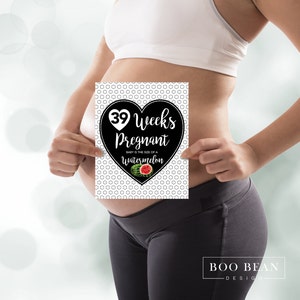 Pregnancy Week by Week | Instant Download | Printable Card | Pregnancy ...