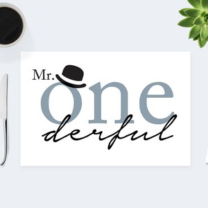 Mr ONEderful Thank You Card, Little Man Birthday, Bowtie invitation, Mr. onederful Birthday, Boys Birthday Invitation, Thank you, Thanks image 6