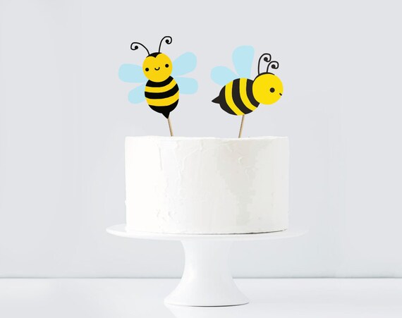 Bee Cutouts Bee Baby Shower Bee Decorations Jack And Jill Etsy