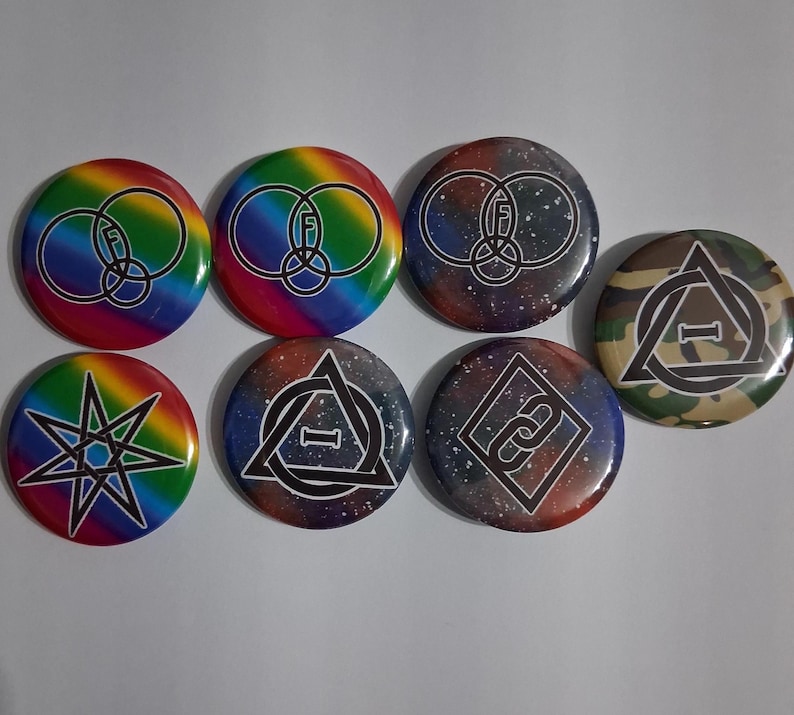 Ahumanity Badge, Therian, Copinglink, Otherkin, Fictionkin, Metal Pin ...