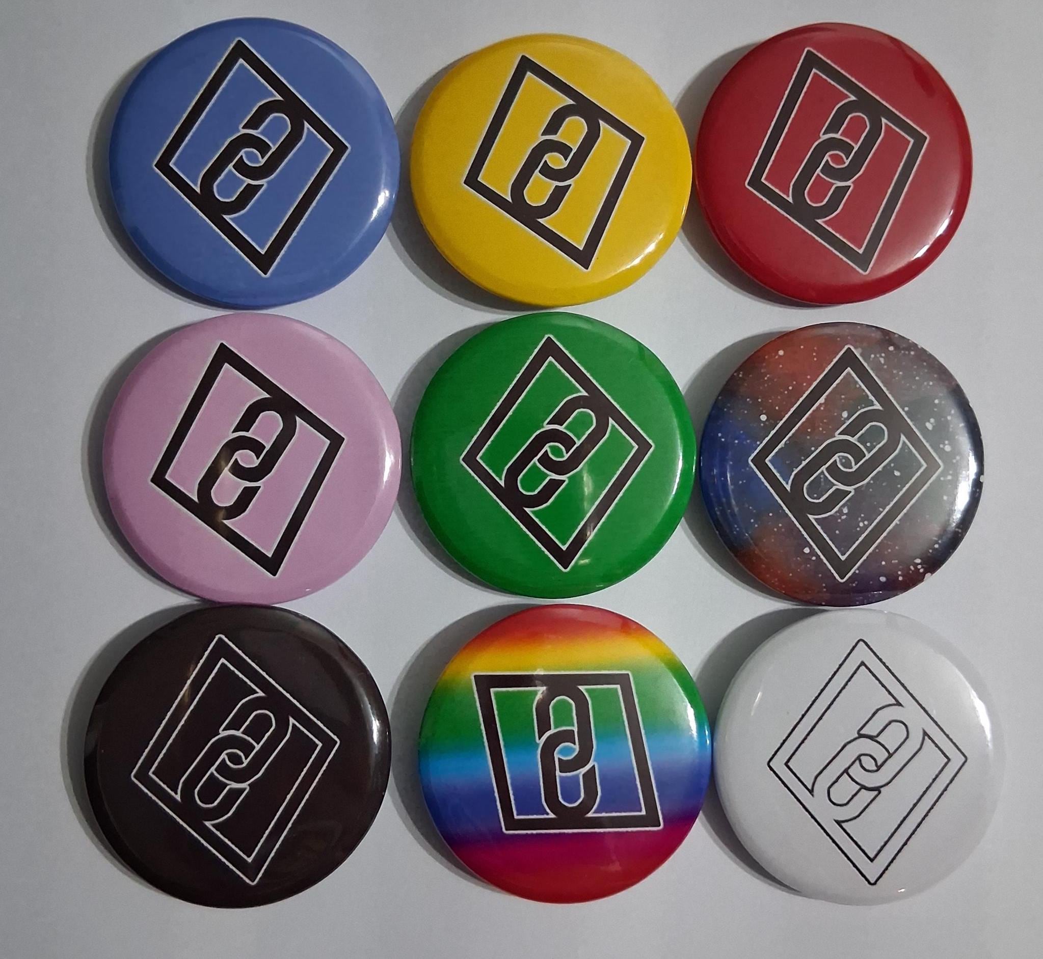 Copinglink Pin Badge, Ahumanity Badge, Therian Accessory, Therianthrope ...
