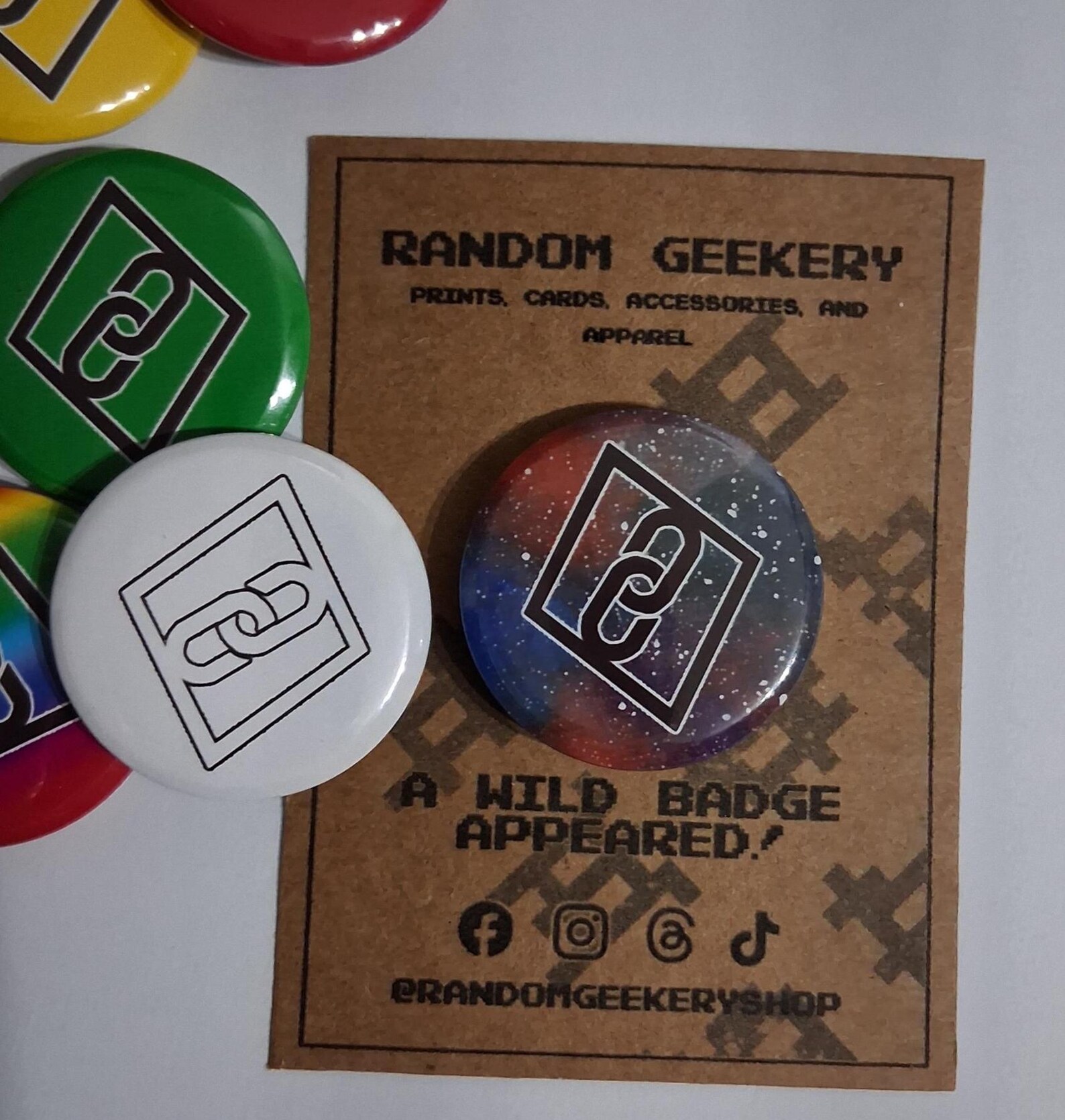 Copinglink Pin Badge, Ahumanity Badge, Therian Accessory, Therianthrope ...