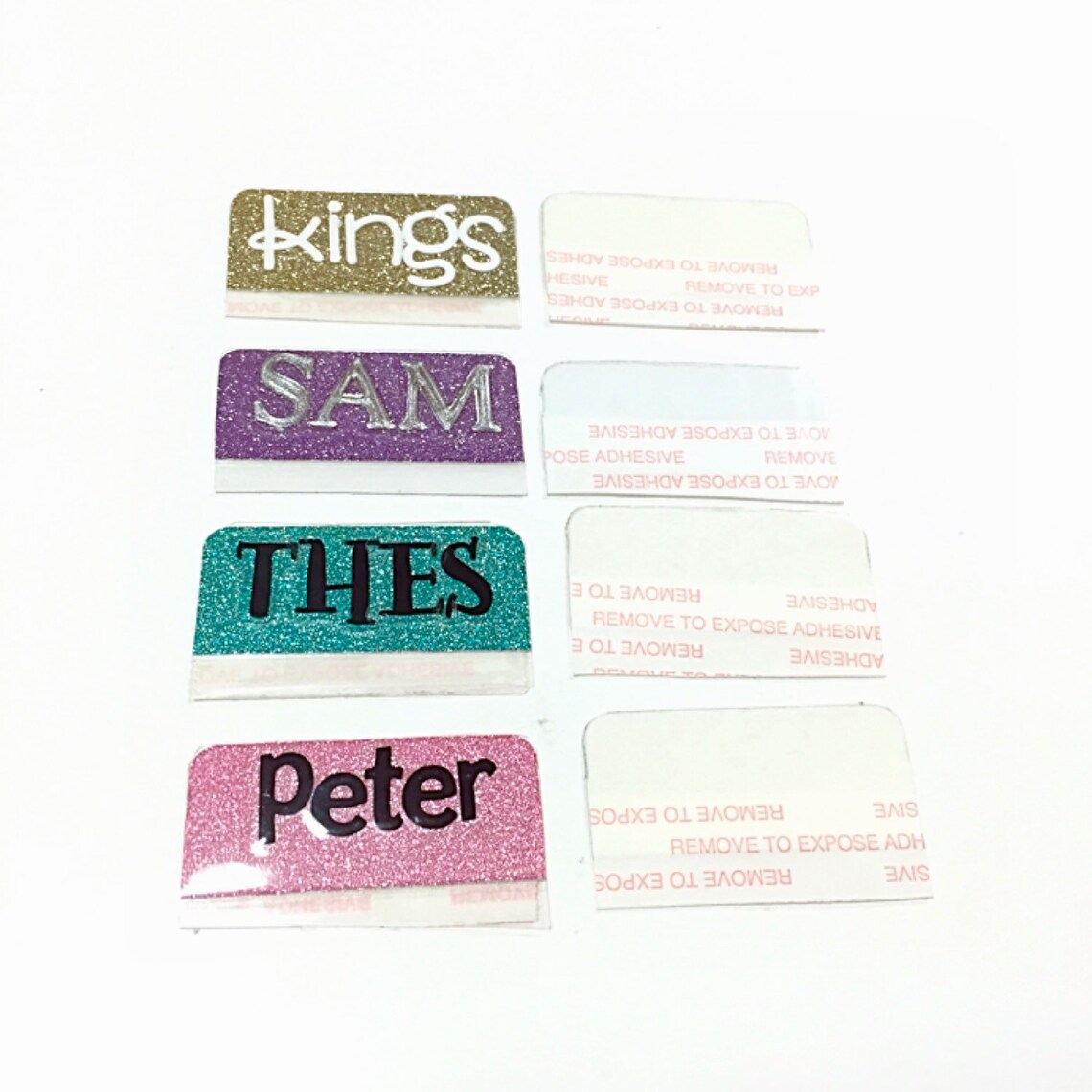 Glitter Bible Tabs Handmade laminated tabs with adhesive Etsy