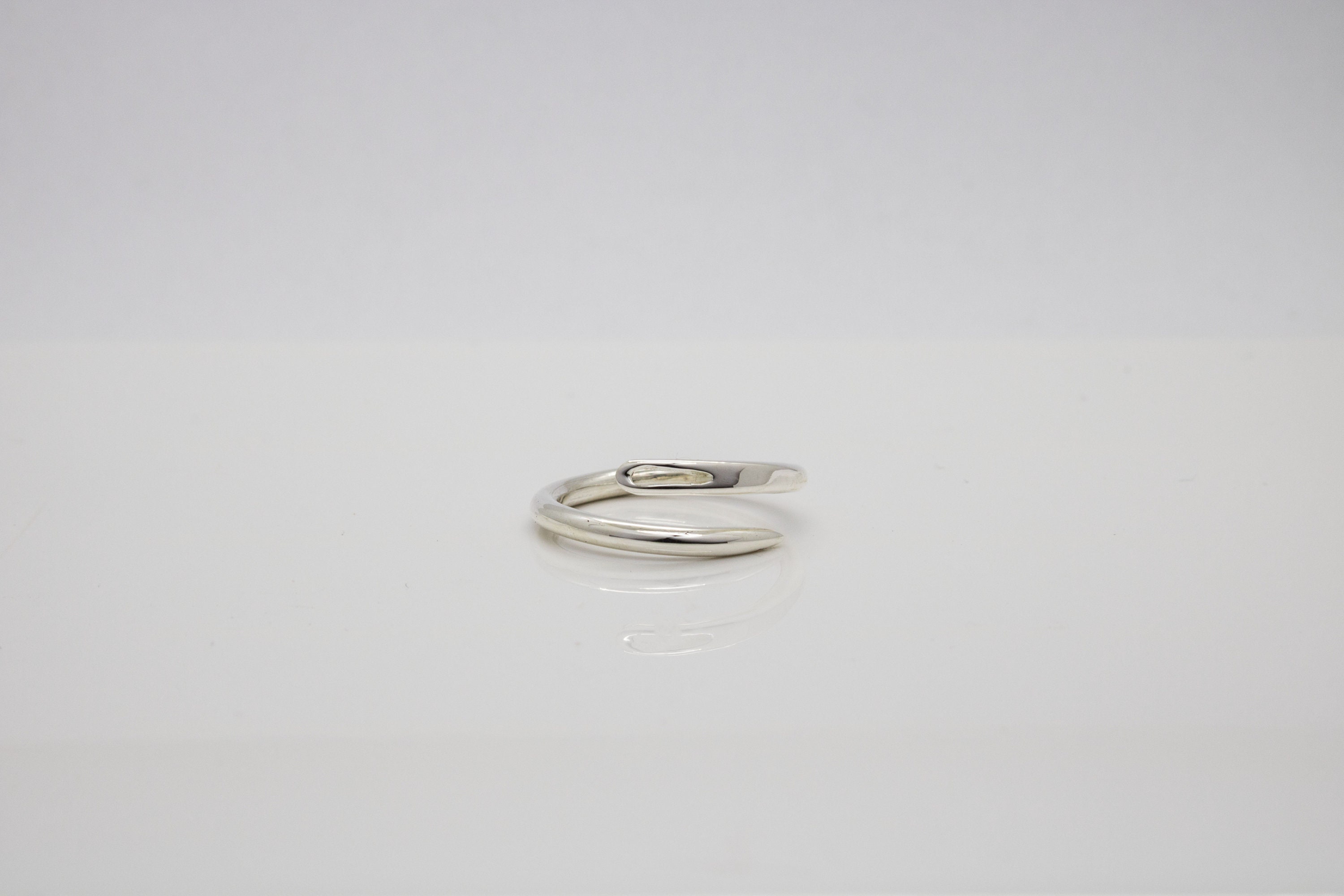 Silver Sewing Needle Ring Etsy