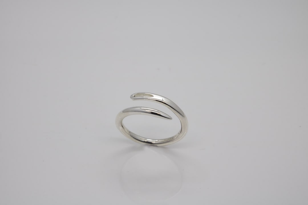 Silver Sewing Needle Ring Etsy