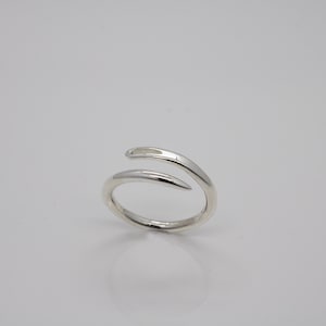 Silver Sewing Needle Ring