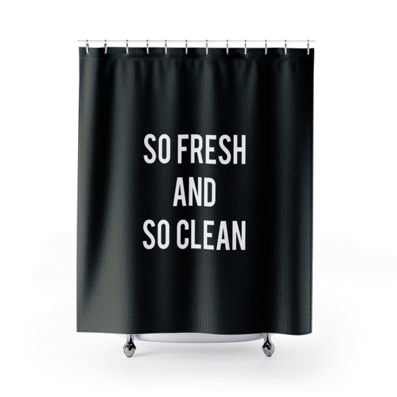 Custom Shower Curtains Personalized Curtain Black
