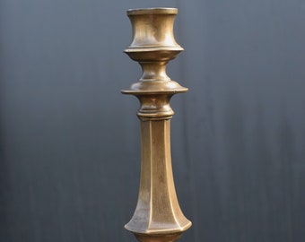 bougeoir français antique/vintage, chandelier en bronze