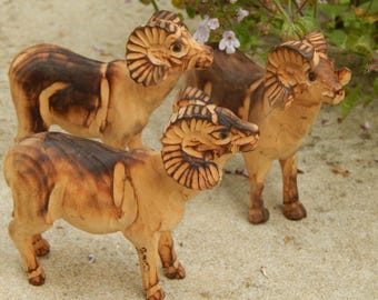 羊の像：ヴィンテージのホームデコレーション彫刻 - Etsy 日本