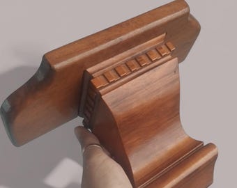 Handmade Rustic Wall-Mounted Wooden Shelf