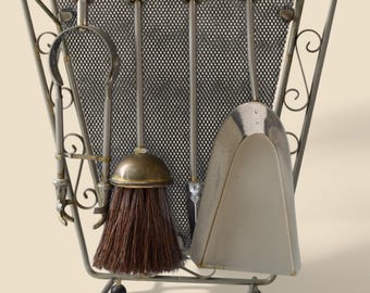 French Vintage Fireplace Tools: Antique Home Decor