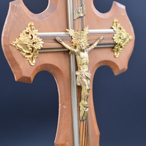 French vintage crucifix ,religious cross