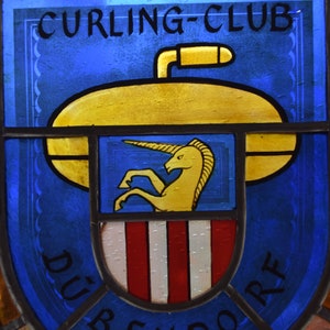vintage Stained glass ,Halter's workshop in Bern ,swiss