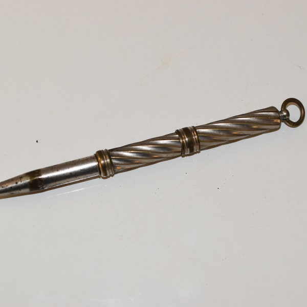 vintage  silver plated pencil holder / pencil extension ,made in Germany (Bleistift Fabrik Nürnberg)