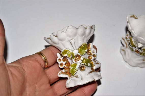 2 Antique Altar Vases Porcelain From 18 19th Century French Etsy