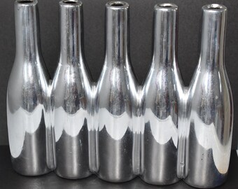 Modern art, sculpture made of 5 bottles - decorative item ,vase ,candlestick
