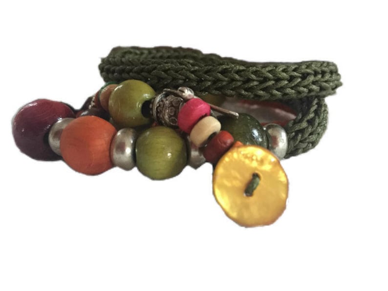 Handmade 2 in 1 Ibiza Wrap Bracelet or Necklace