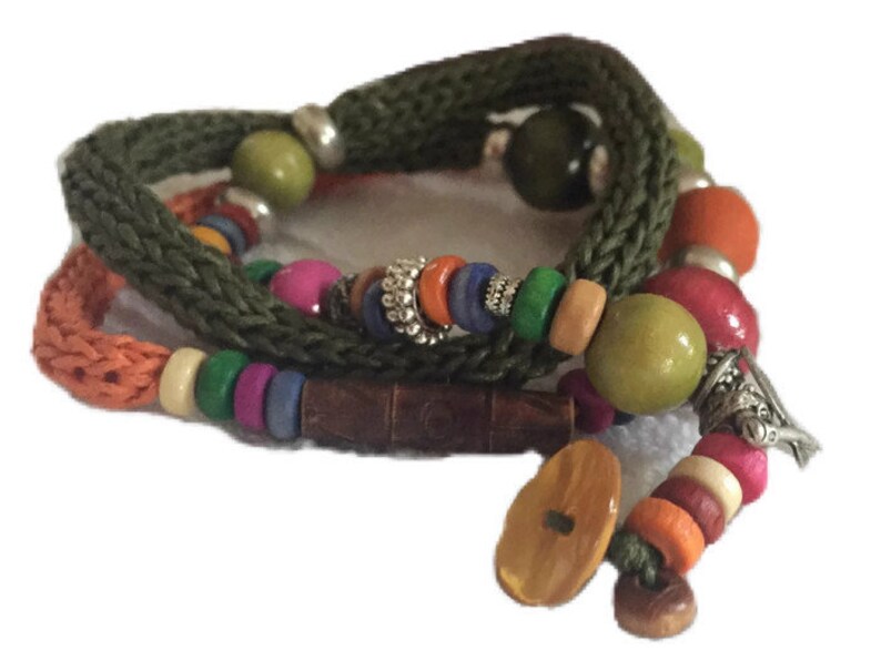 Handmade 2 in 1 Ibiza Wrap Bracelet or Necklace