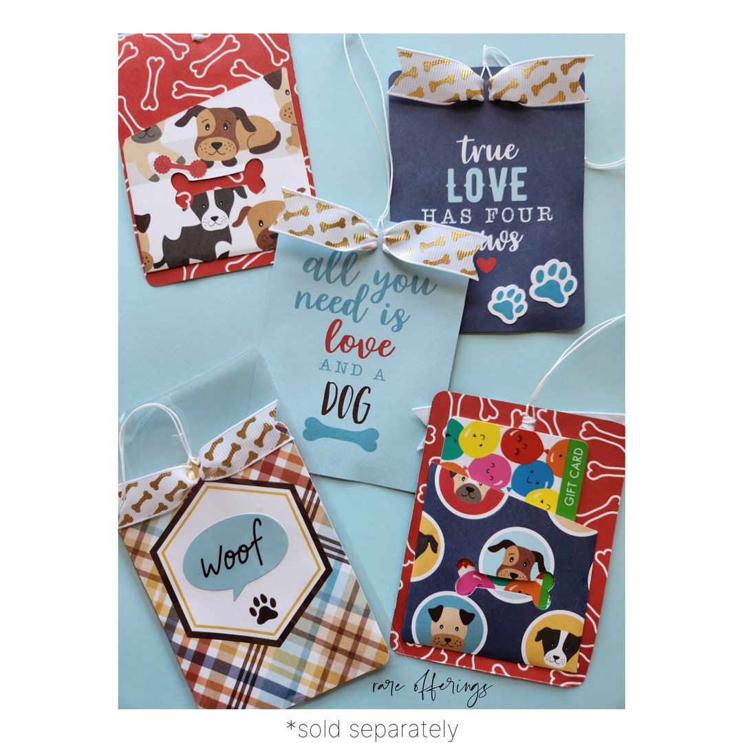Dog Gift Card Holder Ornament Gift Tag Pet Gift Card Holder Etsy