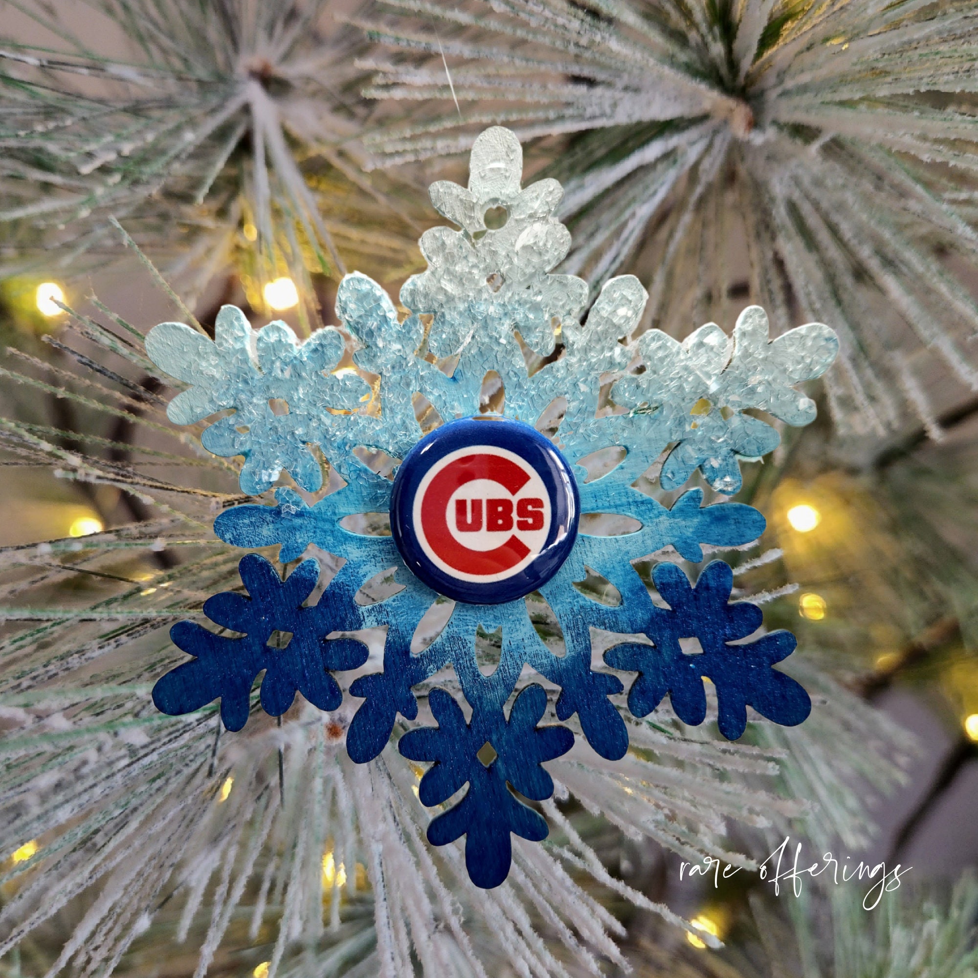 CHICAGO CUBS CERAMIC JERSEY ORNAMENT New in Plastic Casing Color Me  w/markers