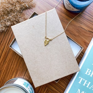 Badass tribe necklace, Boss bitch jewelry, Best bitches forever, Gold three triangles pendant, Ride or die girl gang matching necklaces image 2