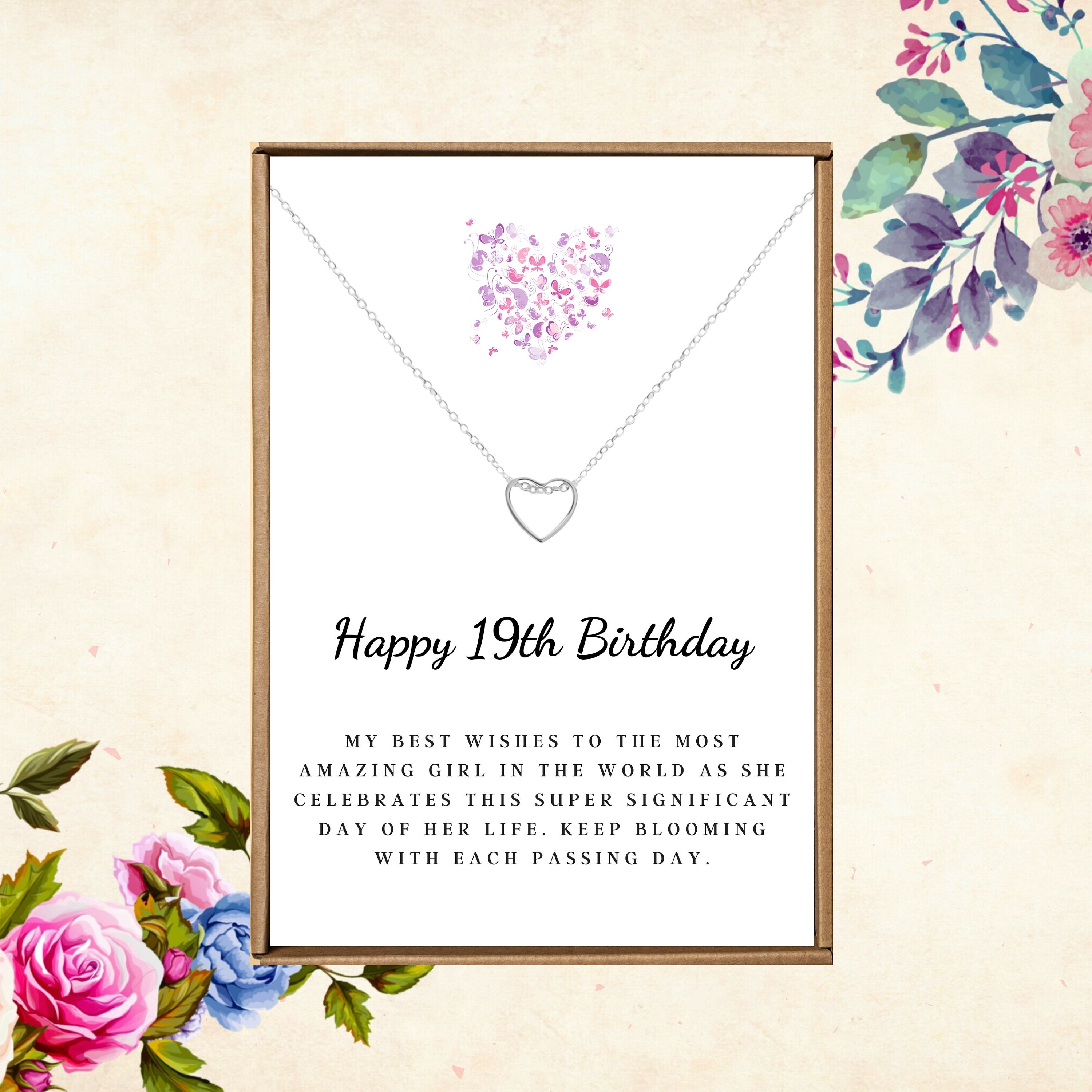 Buy 19th Birthday,19th Birthday Gifts for Girls,Birthday Gifts for 19 Year  Old Girl,Gifts for 19 Year Old Girl,Happy 19th Birthday Decorations,19th  Birthday Necklace,19th Birthday Bracelet,19th Necklaces Online at  desertcartINDIA