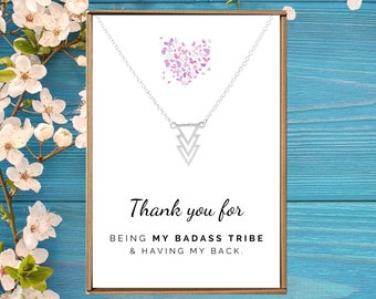 Badass tribe gifts, Best friend necklace, Sqaud gift for woman, Badass squad necklaces, Friendship jewelry, Tribe necklaces for women