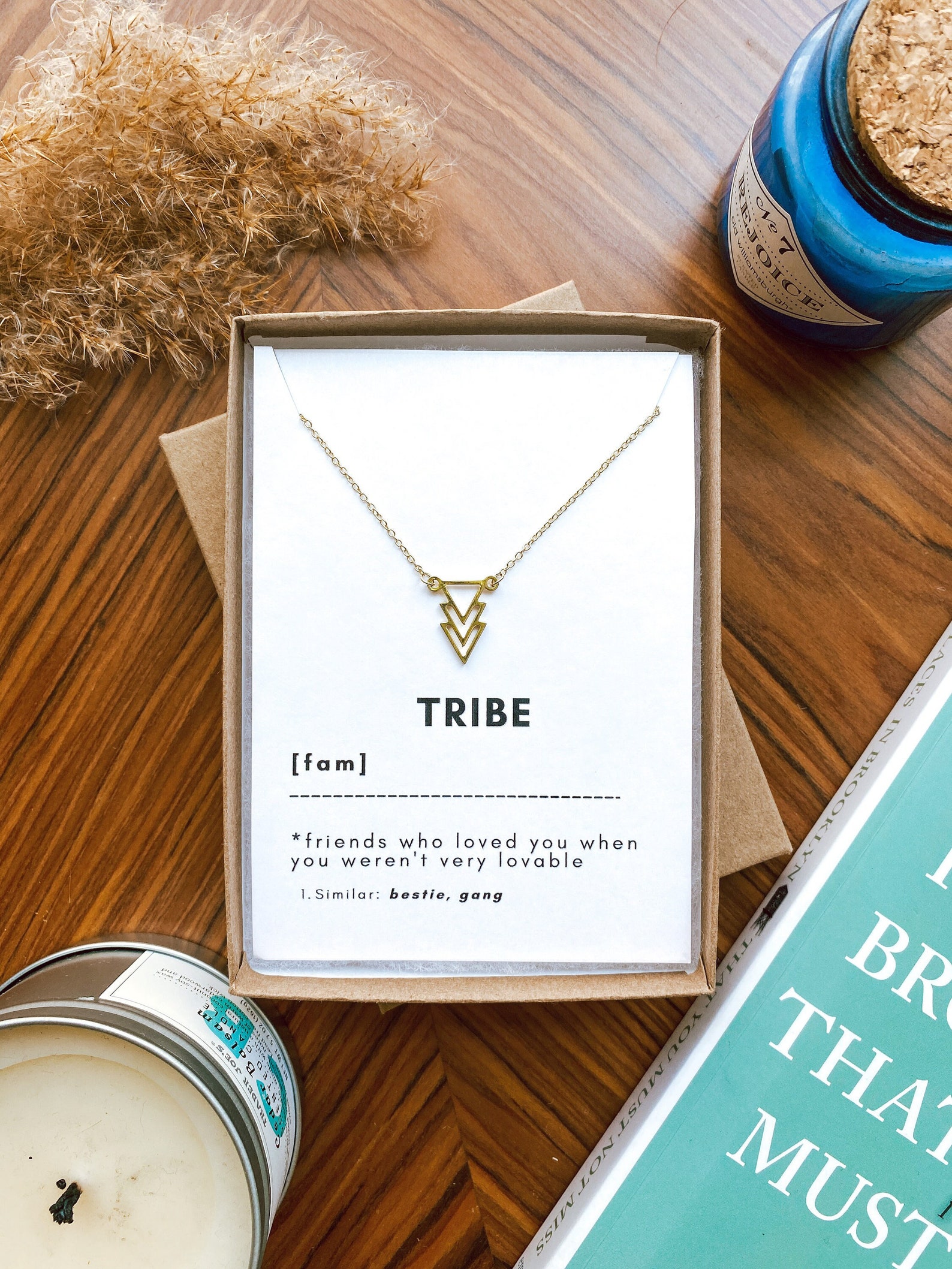 Tribe necklace friendship Bestfriend necklace Tribe gift Etsy
