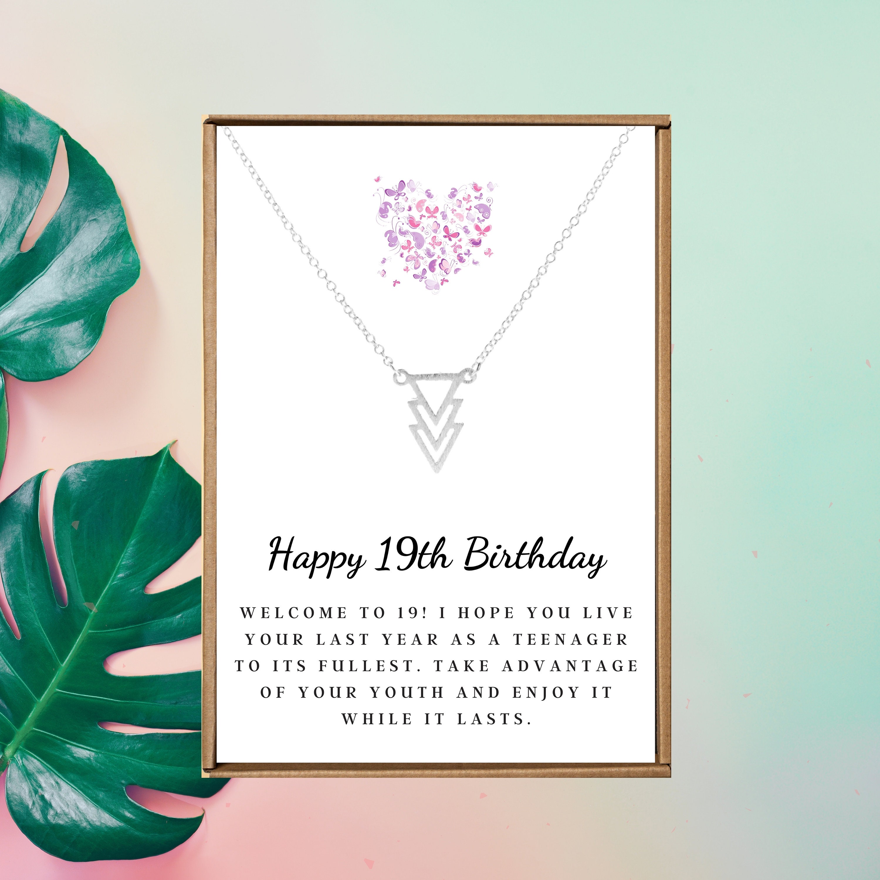 19th Birthday Gifts for Girls, Gift for 19 Year Old Girl Gift for Her,  Nineteenth Birthday 