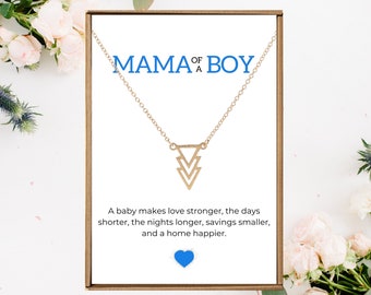 Mama of a boy gift, Baby shower gifts for new mom, Boy mom gift, Mom of Baby Boy, Its a Boy, Boy Mama, Future mommy jewelry, 1st Mothers day