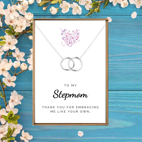 Step mom gift, Second mom, Bonus mom necklace, Mother's day gift, Foster mom, Adaptive mother present, Stepmom necklace, Stepmother jewelry