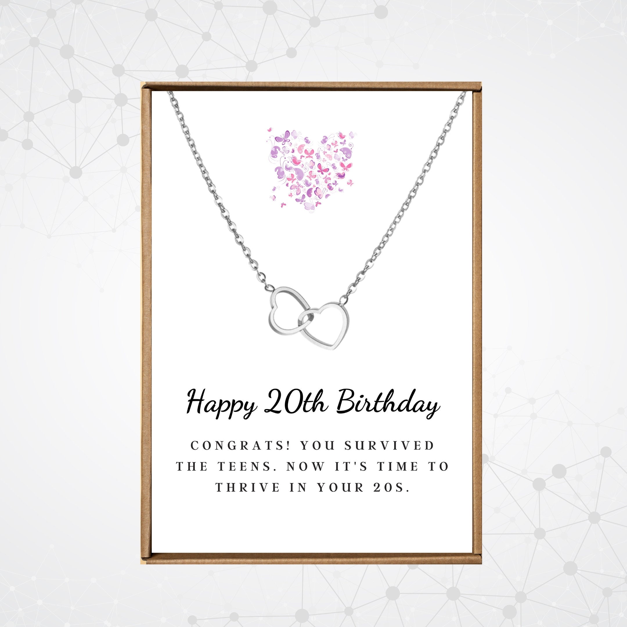 20th Birthday Gifts for Women 20 Year Old Female 20 Years Loved