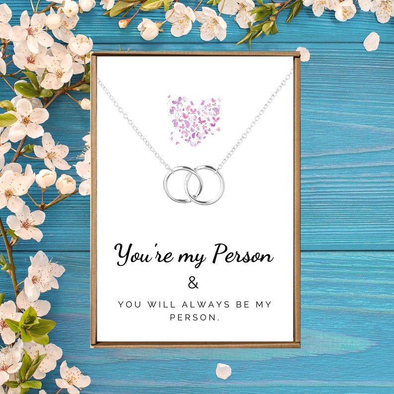 Youre my person necklace, My person gift, Daughter necklace, Bestfriend gifts, Tribe necklace friendship, BFF Gift girl, Bestfriend necklace image 1