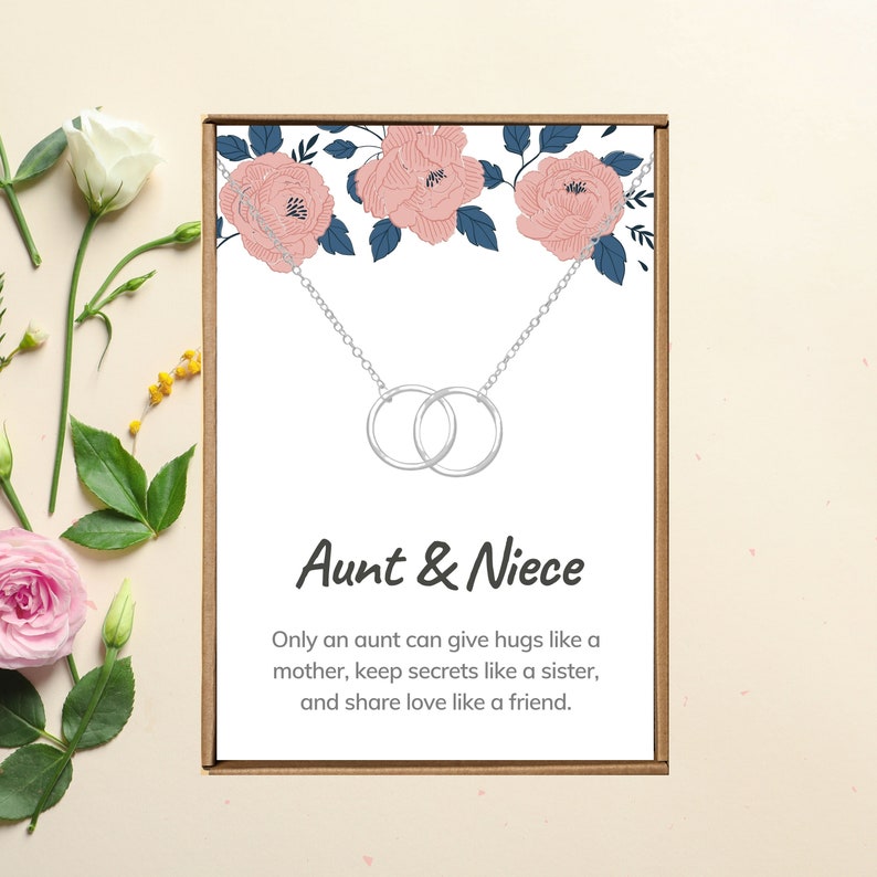 Tante Halskette Nichte Geschenk von Tante Tante Nichte Etsy.de