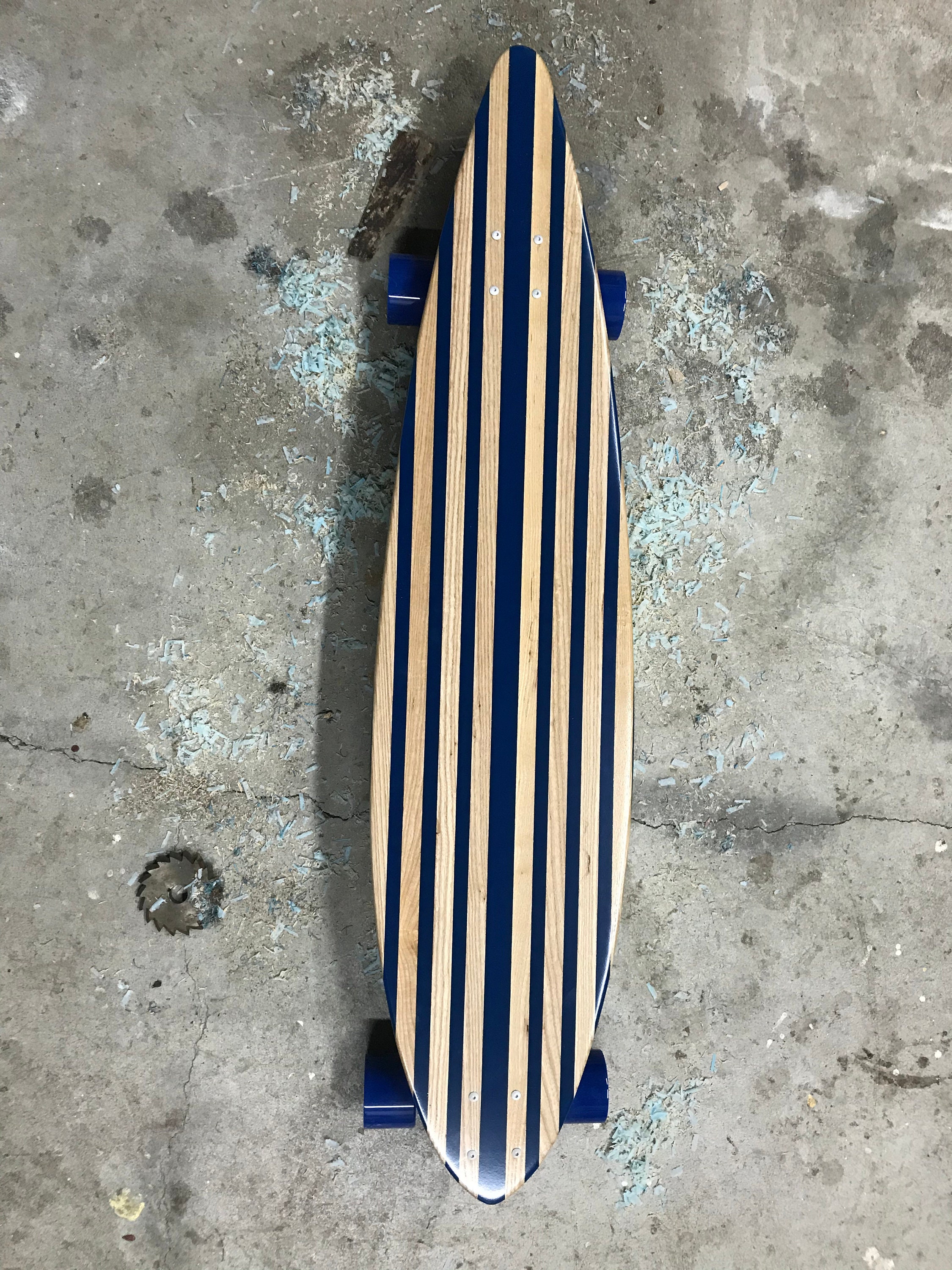 Wood and Resin Skateboard Etsy