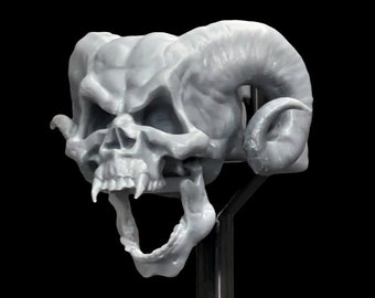 Laughing Demon Skull V2 Trailer Tow Hitch Receiver Plug Cover that fits 2" Receivers for car, truck, or SUV