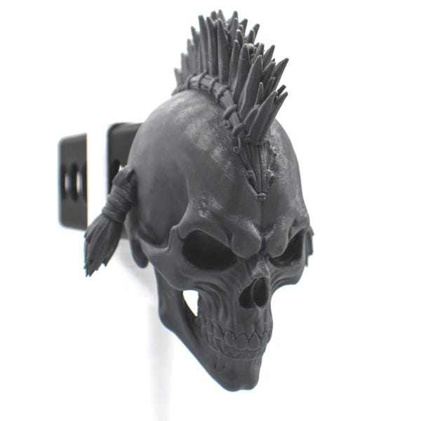 Witch Doctor Skull Trailer Hitch Cover 2 inch Receiver Plug – Aggressive Gothic SUV, Jeep, or Truck Accessory