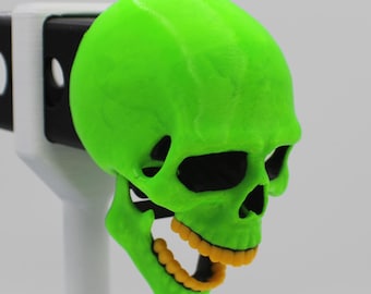 Plague Bearer Edition Laughing Human Skull Trailer Tow Hitch Receiver Plug Cover that fits 2" Receivers for car, truck, or SUV