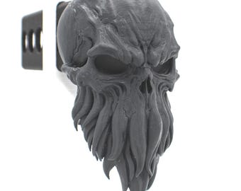 Cthulhu Skull Trailer Hitch Cover, 2 inch Receiver Plug