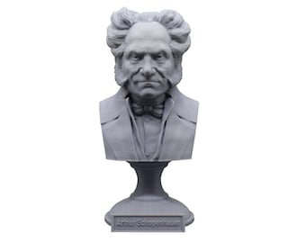 Arthur Schopenhauer German Philosopher 5 inch Bust